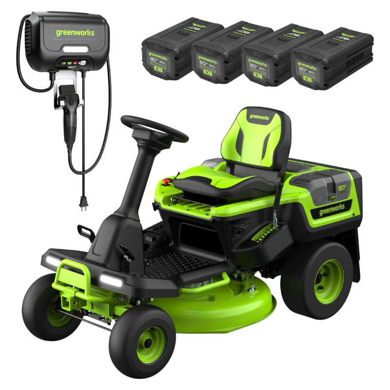 1 Greenworks 42in 80V Zero-Turn Riding Lawn Mower CrossoverZ with (6) 6.0Ah Batteries & 600W Charger - Image 1