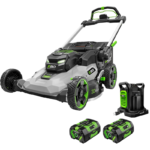 EGO POWER+ 30in 56V Cordless Self-Propelled Lawn Mower LM3004SP-2 with Super Composite Deck, (2) 6.0Ah Batteries & Dual Port Charger