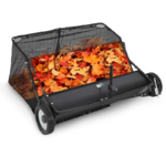 Garvee 42in Tow-Behind Lawn Sweeper 21 cu ft Large Hopper Adjustable Sweeping Height