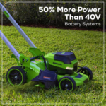 Greenworks 21in 60V Lithium-Ion Self-Propelled Lawn Mower Dual-Blade System with (2) 5.0Ah Batteries & Rapid Charger - Image 5