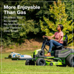 Greenworks 42in 60V CrossoverT Cordless Riding Lawn Tractor with (4) 8.0Ah Batteries & 600W Plug-In Charger - Image 10
