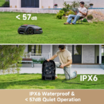 MOVA LiDAX Ultra 2000 Robot Lawn Mower with 4G with Garage for 0.5 Acre, No Wire No RTK+360° 3D LiDAR+AI Vision, 45% Slope, Cut Height 1.2"-3.9", 150 Multi-Zone,Edge Cutting(Garage Shipped Separately) - Image 11