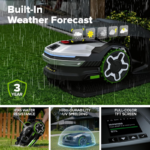 Greenworks 0.75 Acre RTKVision Navigation Robot Lawn Mower C30Z Wire-Free Smart Obstacle Avoidance - Image 12