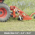 48in 16-50HP 3-Point Hitch Finishing Mower PTO Driven Category 1 & 2 Compatible - Image 2