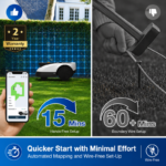 ECOVACS 0.25 Acre RTK Vision Robot Lawn Mower GOAT O1000 Zero-Edge Cutting - Image 2