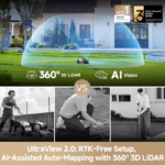MOVA 0.25 Acre 3D LiDAR AI Vision Robot Lawn Mower LiDAX Ultra 1000 Wire-Free Zero-Edge Cutting - Image 3