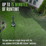 EGO POWER+ 30in 56V Cordless Self-Propelled Lawn Mower LM3004SP-2 with Super Composite Deck, (2) 6.0Ah Batteries & Dual Port Charger - Image 4