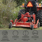 48in 16-50HP 3-Point Hitch Finishing Mower PTO Driven Category 1 & 2 Compatible - Image 4
