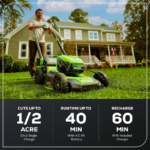 Greenworks Pro 21in 80V 80V Lithium-Ion Push Lawn Mower GEN 2 Auto Switch with 4.0Ah Battery & Charger - Image 4
