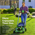 Greenworks 21in 60V Lithium-Ion Self-Propelled Lawn Mower Dual-Blade System with (2) 5.0Ah Batteries & Rapid Charger - Image 10