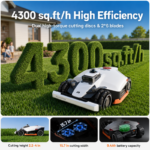 Mammotion LUBA 3 AWD 1500H Robot Lawn Mower 0.37 Acre AWD LiDAR Vision Navigation 15-Zone Management - Image 5