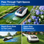 ECOVACS 0.25 Acre RTK Vision Robot Lawn Mower GOAT O1000 Zero-Edge Cutting - Image 5