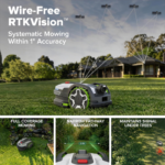 Greenworks 0.75 Acre RTKVision Navigation Robot Lawn Mower C30Z Wire-Free Smart Obstacle Avoidance - Image 6