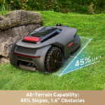 MOVA LiDAX Ultra 2000 Robot Lawn Mower with 4G with Garage for 0.5 Acre, No Wire No RTK+360° 3D LiDAR+AI Vision, 45% Slope, Cut Height 1.2"-3.9", 150 Multi-Zone,Edge Cutting(Garage Shipped Separately) - Image 7