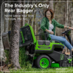 Greenworks 30in 80V Riding Lawn Tractor Cordless Design with (4) 6.0Ah Batteries & 600W Charger - Image 7