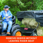 Agri-Fab 50in Tow-Behind Lawn Sweeper 26 cu ft Hopper Adjustable Brush Height - Image 7