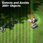 Greenworks 0.75 Acre RTKVision Navigation Robot Lawn Mower C30Z Wire-Free Smart Obstacle Avoidance - Image 7