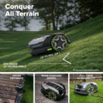Greenworks 0.75 Acre RTKVision Navigation Robot Lawn Mower C30Z Wire-Free Smart Obstacle Avoidance - Image 8