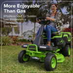 Greenworks 30in 80V Riding Lawn Tractor Cordless Design with (4) 6.0Ah Batteries & 600W Charger - Image 8