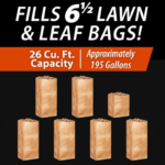 Agri-Fab 50in Tow-Behind Lawn Sweeper 26 cu ft Hopper Adjustable Brush Height - Image 9