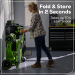 Greenworks 21in 60V Lithium-Ion Self-Propelled Lawn Mower Dual-Blade System with (2) 5.0Ah Batteries & Rapid Charger - Image 6